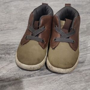 Carter's Brown and Tan Kids Sneakers